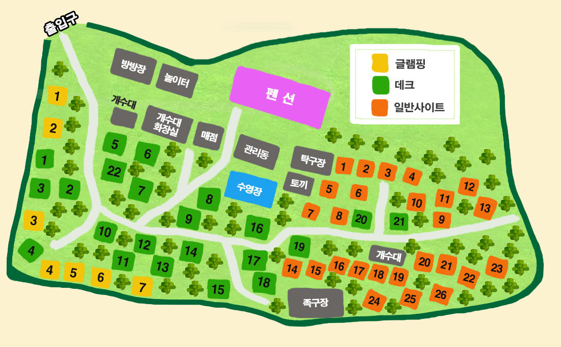 서천 늘푸른 캠핑장 | 오지캠핑/노지캠핑 오지캠핑지도 - 5gcamp.com