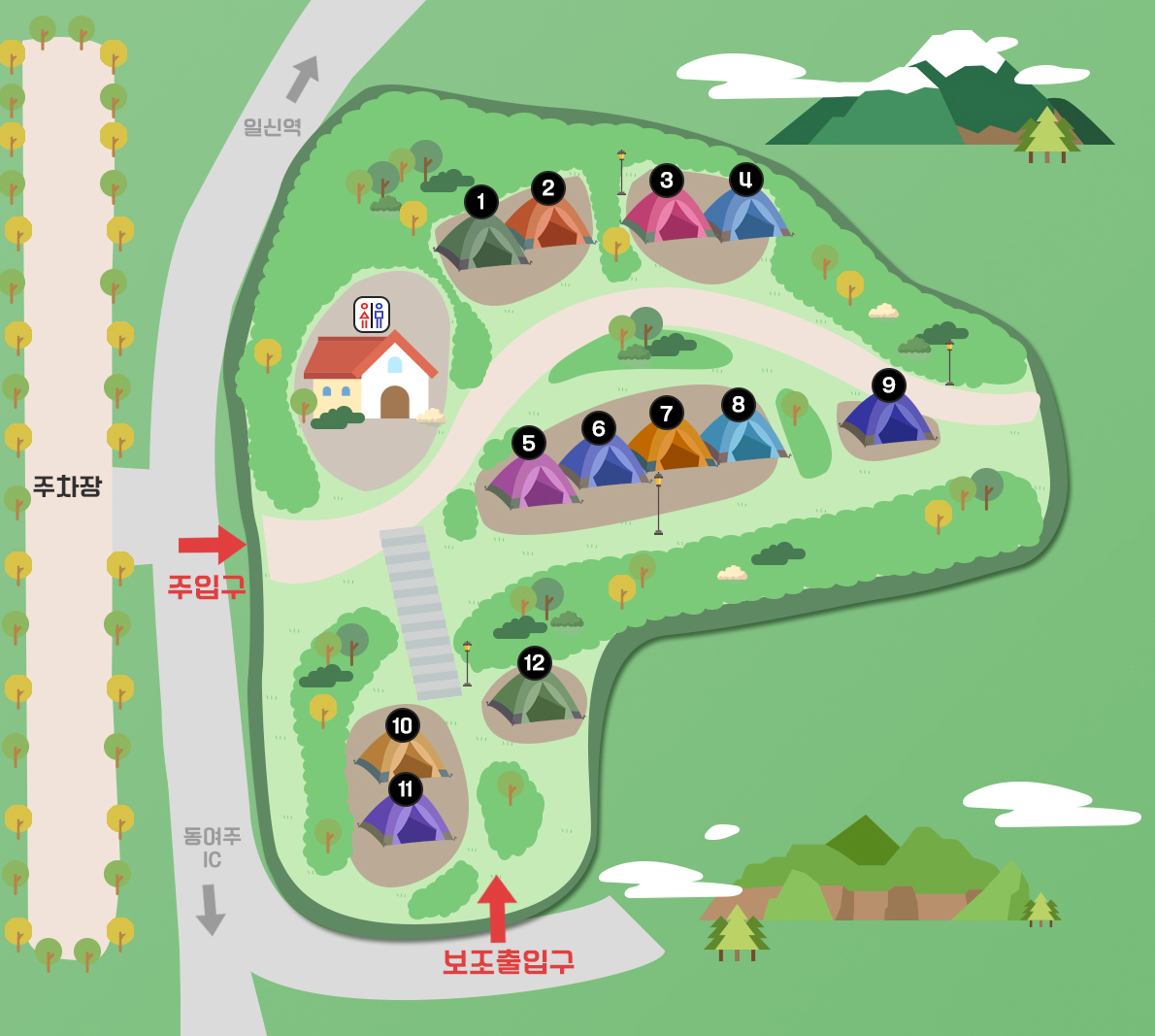더포레스트 캠핑장 | 오지캠핑/노지캠핑 더포레스트 캠핑장 - 5gcamp.com
